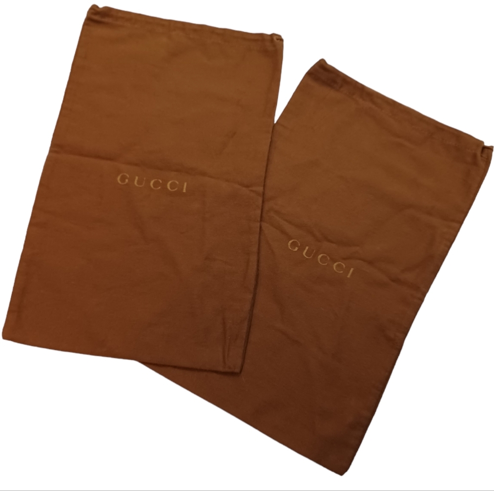 Auth! Gucci dust bag (s) / set of 2